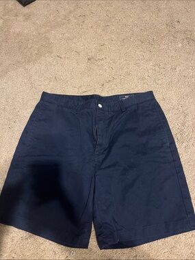 Vineyard Vines Men's Navy Flat-Front Shorts